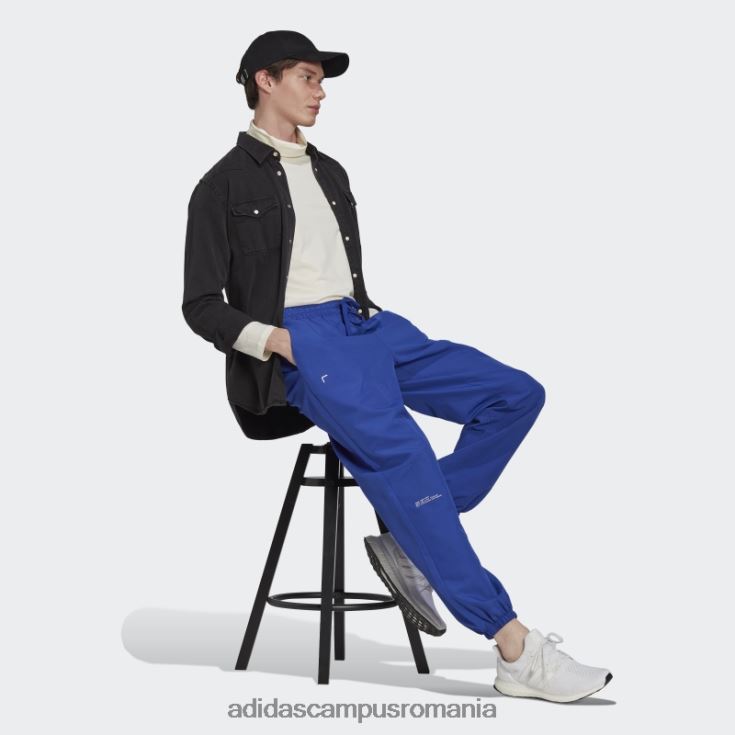 adidas campus romania pantaloni țesuți albaștri bărbați albastru J266N27330