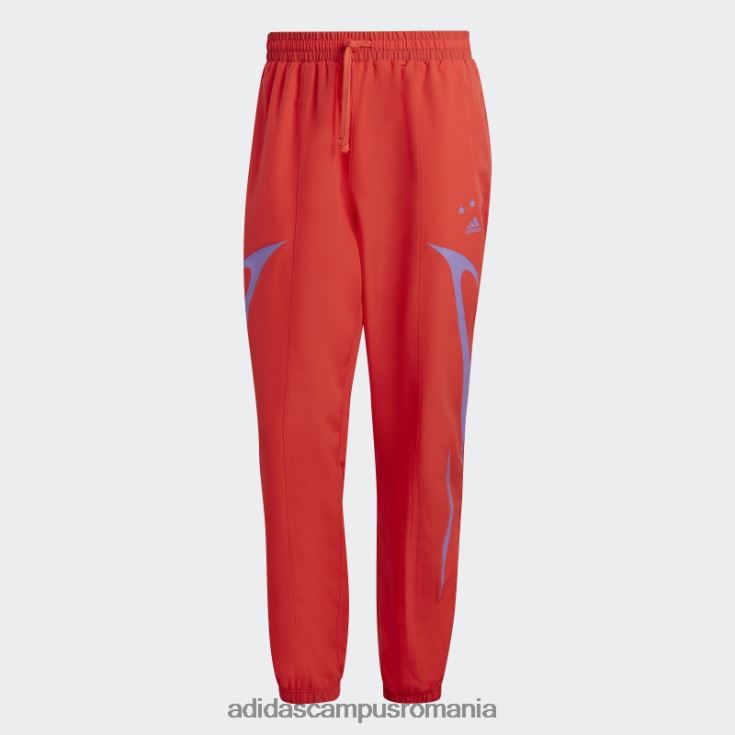 adidas campus romania pantaloni țesuți colorblock roșii adidas bărbați cerneală roșie J266N25367