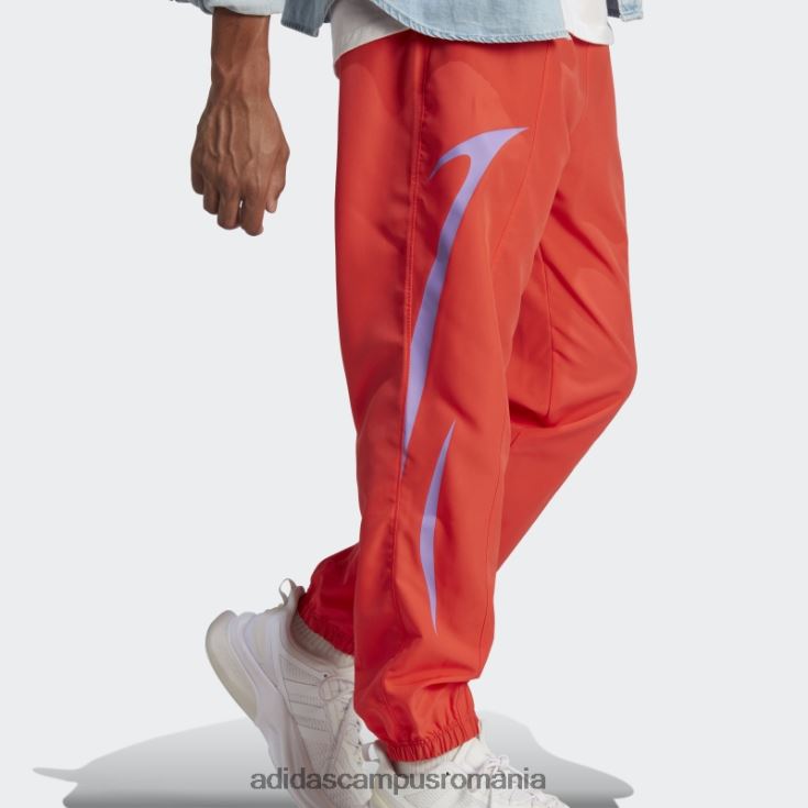 adidas campus romania pantaloni țesuți colorblock roșii adidas bărbați cerneală roșie J266N25367