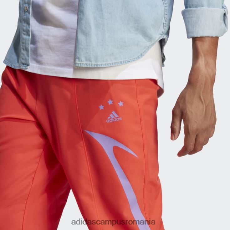 adidas campus romania pantaloni țesuți colorblock roșii adidas bărbați cerneală roșie J266N2972