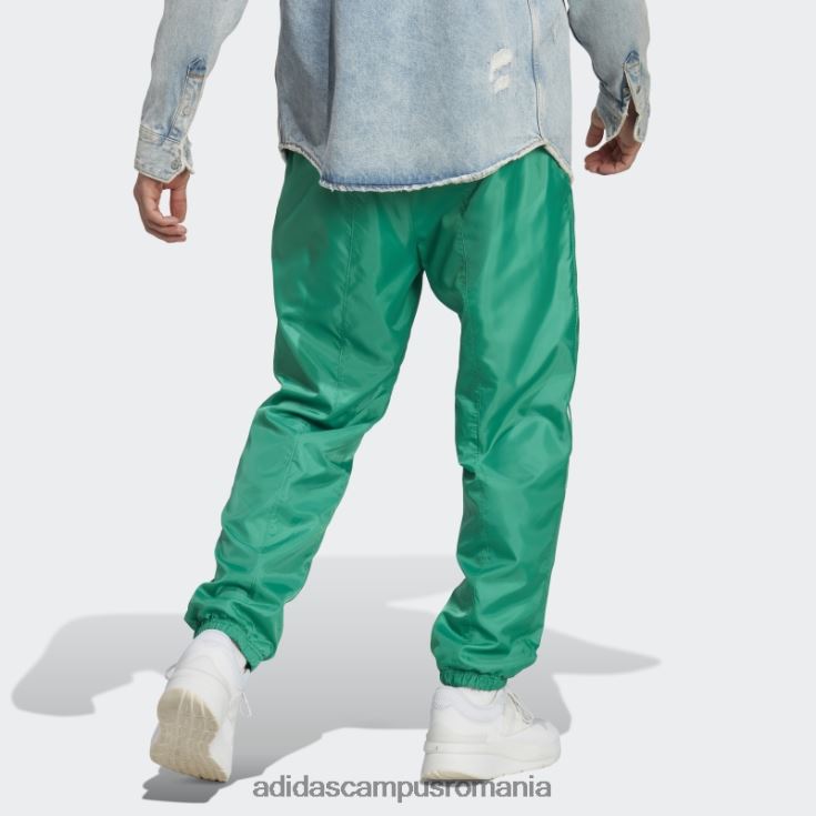 adidas campus romania pantaloni țesuți colorblock verde curte adidas bărbați verde curte/alb J266N26021