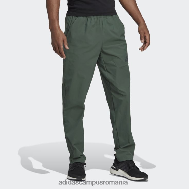 adidas campus romania pantaloni țesuți cu aureolă erou de esențialitate verde oxid adidas bărbați oxid verde J266N26936