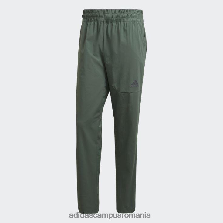 adidas campus romania pantaloni țesuți cu aureolă erou de esențialitate verde oxid adidas bărbați oxid verde J266N26936