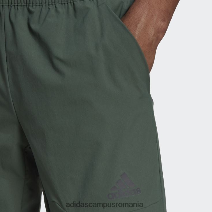 adidas campus romania pantaloni țesuți cu aureolă erou de esențialitate verde oxid adidas bărbați oxid verde J266N26936