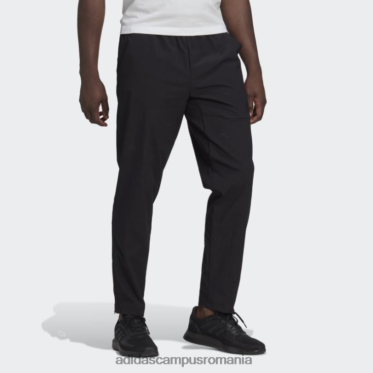 adidas campus romania pantaloni țesuți cu aureolă erou negru bărbați negru/carbon J266N21658