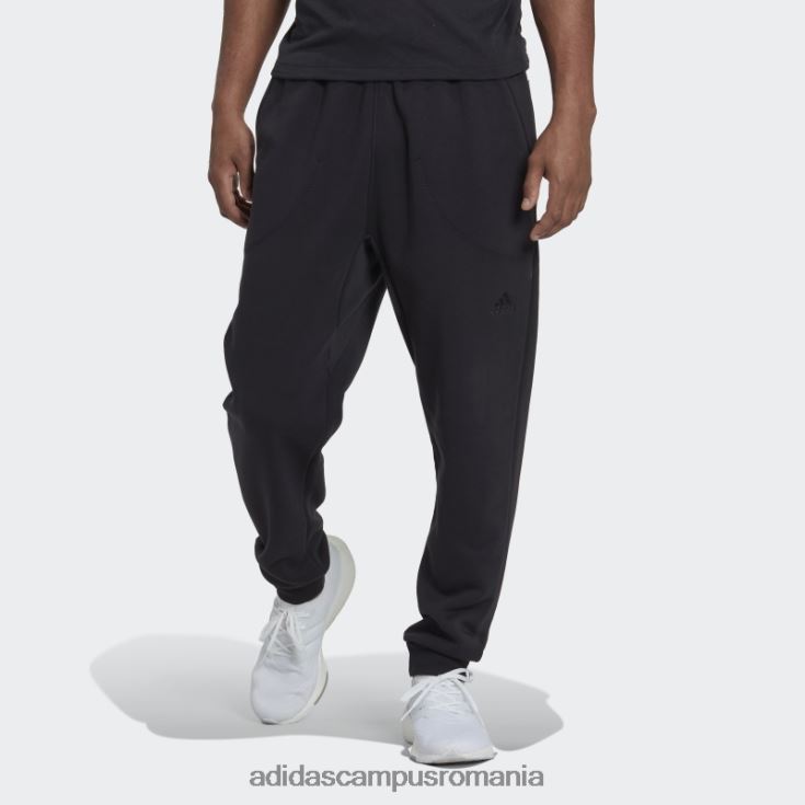 adidas campus romania pantaloni fleece studio lounge negri bărbați negru J266N27550