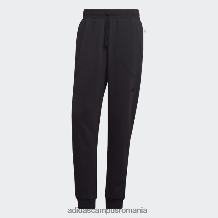 adidas campus romania pantaloni fleece studio lounge negri bărbați negru J266N27550