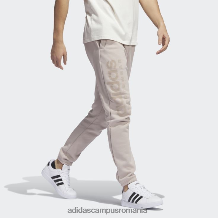 adidas campus romania pantaloni lounge fleece taupe bărbați taupe J266N25119