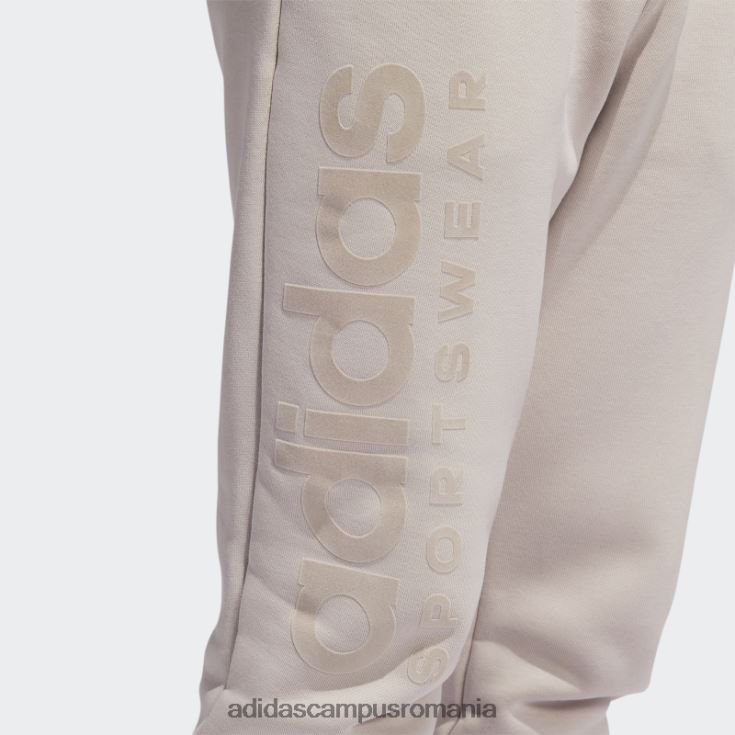 adidas campus romania pantaloni lounge fleece taupe bărbați taupe J266N25119