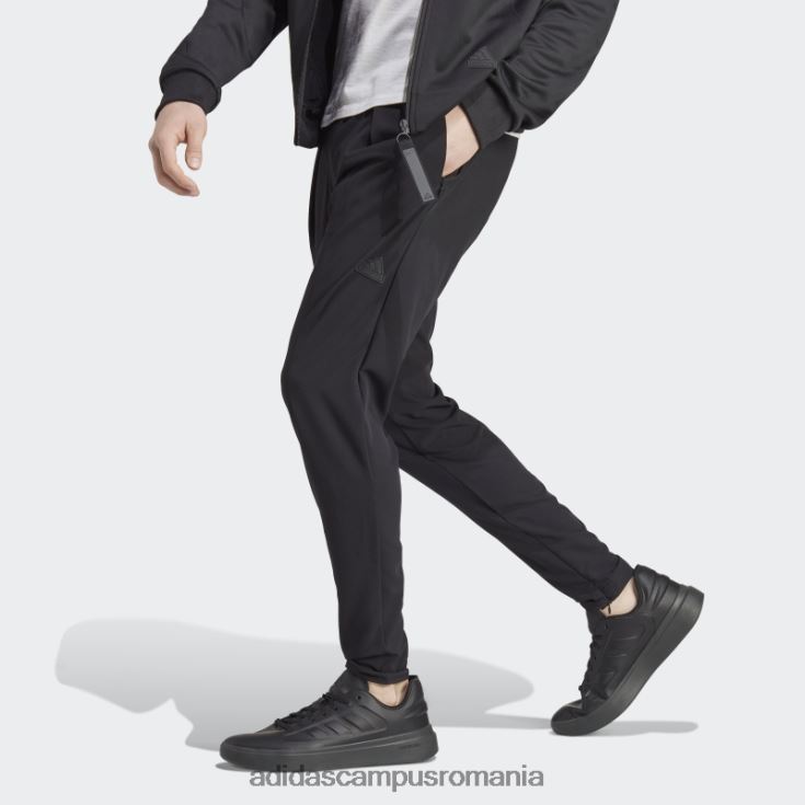 adidas campus romania pantaloni negri de evadare de oraș bărbați negru J266N25206