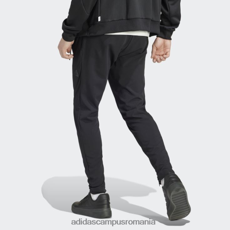 adidas campus romania pantaloni negri de evadare de oraș bărbați negru J266N25206