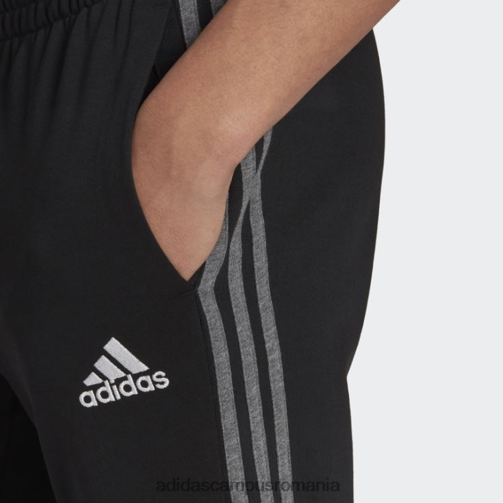 adidas campus romania pantaloni negri essentials mélange french terry bărbați melange negru J266N26779