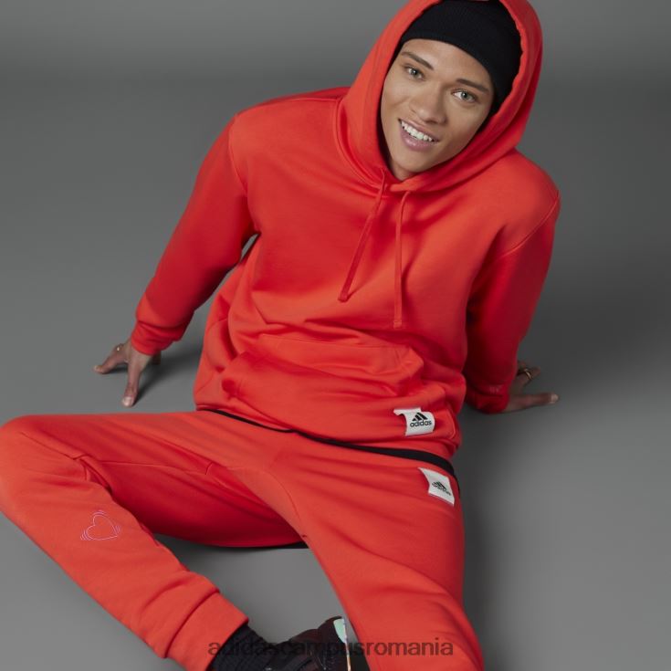 adidas campus romania pantaloni roșii de ziua îndrăgostiților bărbați roșu J266N25141