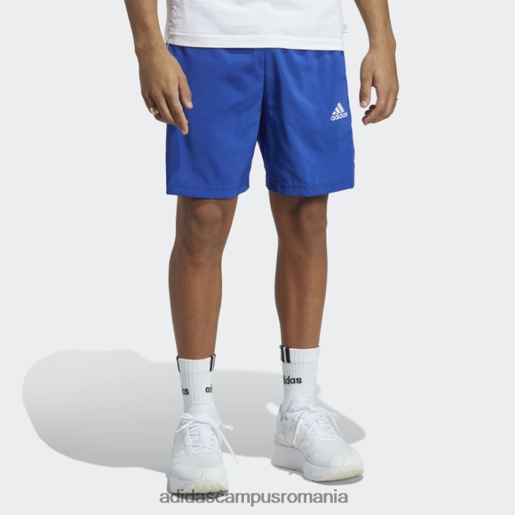 adidas campus romania pantaloni scurți albastru aeroready essentials chelsea cu 3 dungi bărbați albastru alb J266N213361