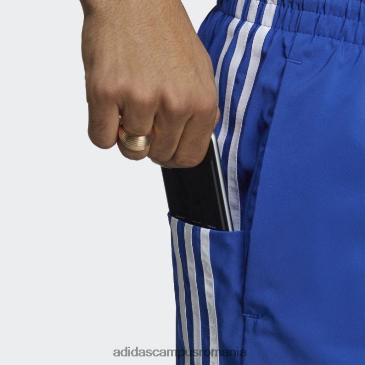 adidas campus romania pantaloni scurți albastru aeroready essentials chelsea cu 3 dungi bărbați albastru alb J266N213361