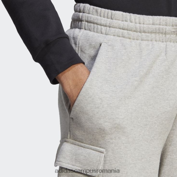 adidas campus romania pantaloni scurți cargo french terry essentials gri mediu bărbați gri mediu J266N25881