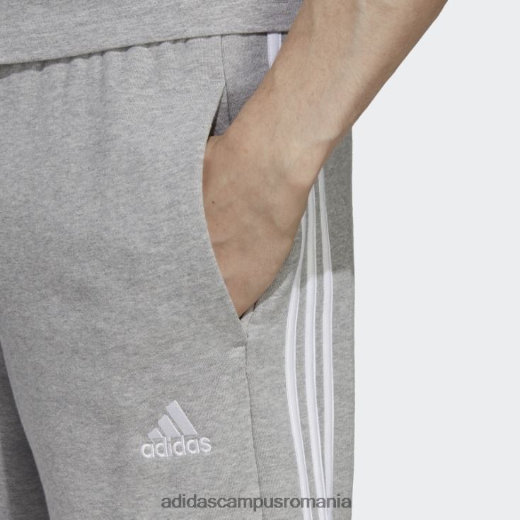 adidas campus romania pantaloni scurți cu 3 dungi, gri mediu adidas bărbați gri mediu J266N21002