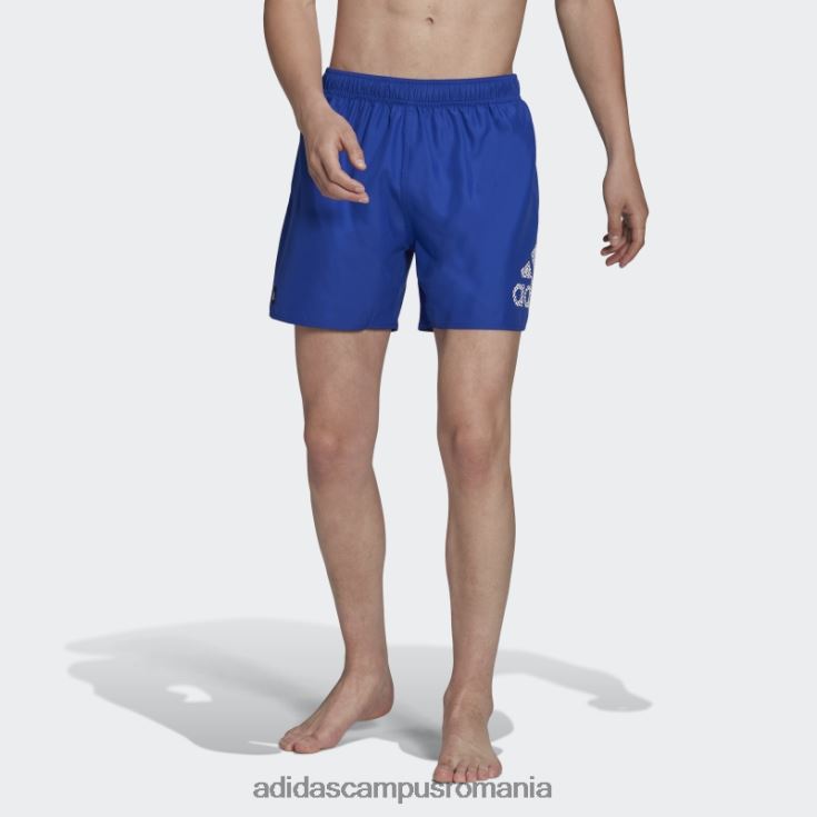 adidas campus romania pantaloni scurți de baie clx albastru lungime scurtă bărbați albastru alb J266N214230