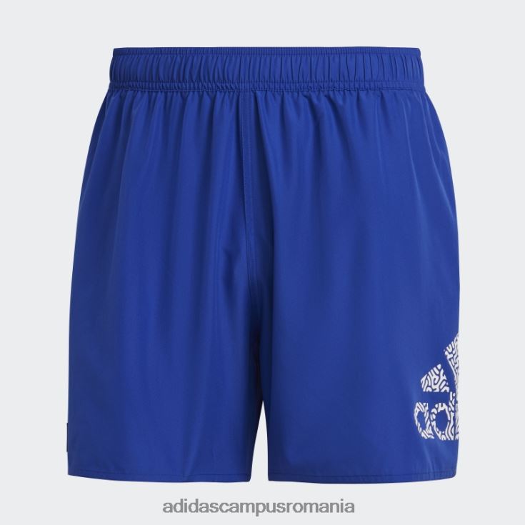 adidas campus romania pantaloni scurți de baie clx albastru lungime scurtă bărbați albastru alb J266N214230