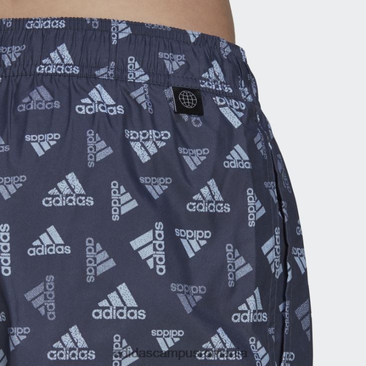 adidas campus romania pantaloni scurți de baie clx cu imprimeu logo bleumarin lungime foarte scurtă bărbați zori bleumarin/albastru J266N214038