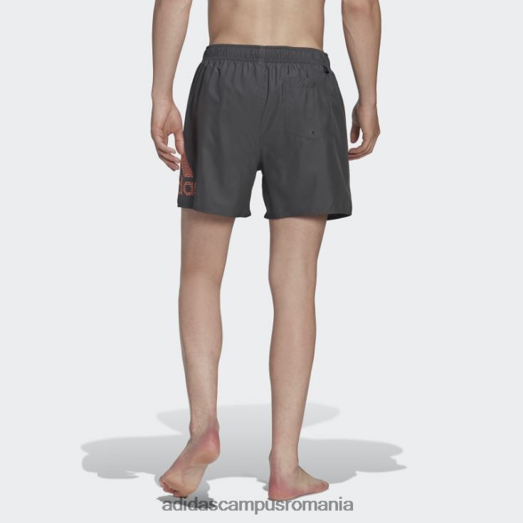 adidas campus romania pantaloni scurți de baie clx gri de lungime scurtă bărbați gri/coral J266N213739