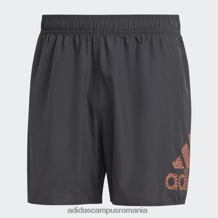 adidas campus romania pantaloni scurți de baie clx gri de lungime scurtă bărbați gri/coral J266N213739