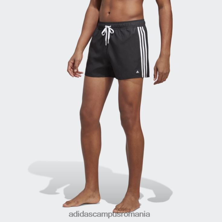 adidas campus romania pantaloni scurți de baie clx negri cu 3 dungi adidas bărbați alb negru J266N26669