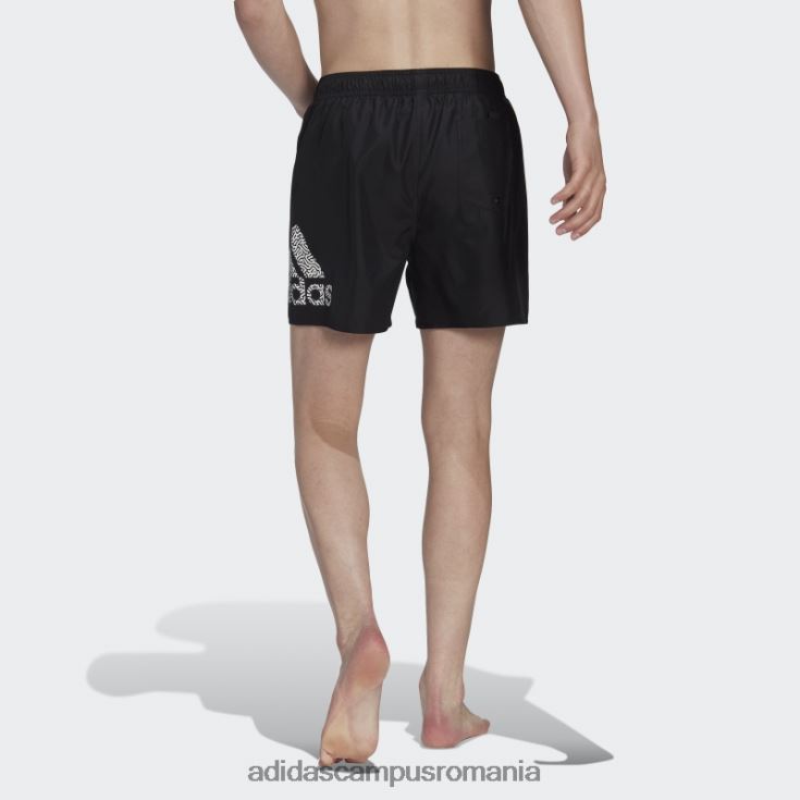 adidas campus romania pantaloni scurți de baie clx negri de lungime scurtă bărbați alb negru J266N214261