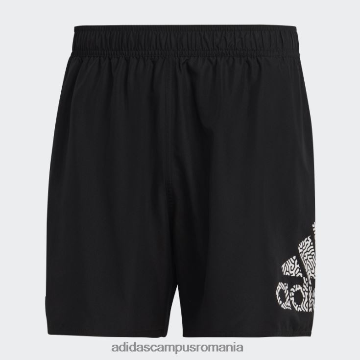 adidas campus romania pantaloni scurți de baie clx negri de lungime scurtă bărbați alb negru J266N214261