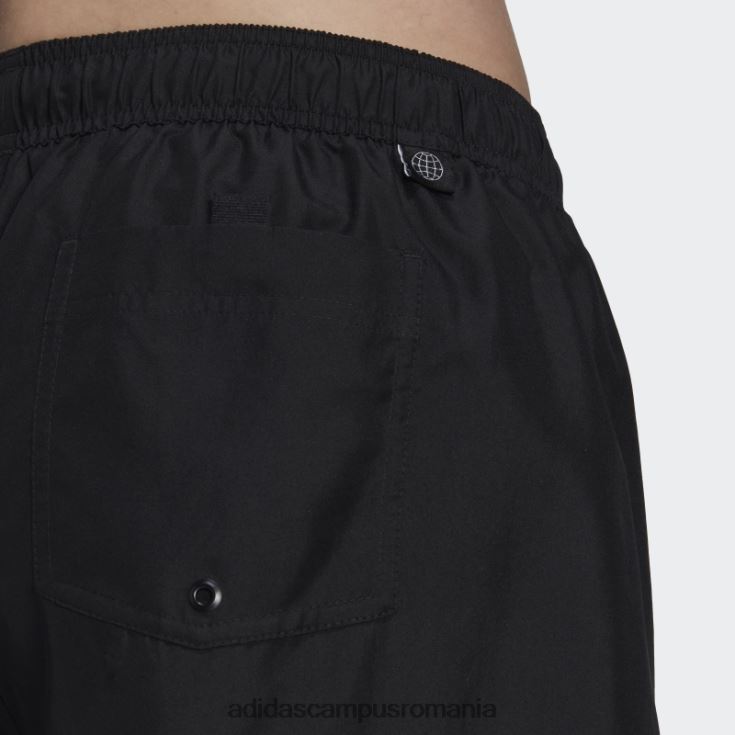 adidas campus romania pantaloni scurți de baie clx negri de lungime scurtă bărbați alb negru J266N214261
