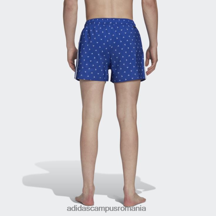 adidas campus romania pantaloni scurți de baie mini logo clx albastru bărbați albastru alb J266N214312