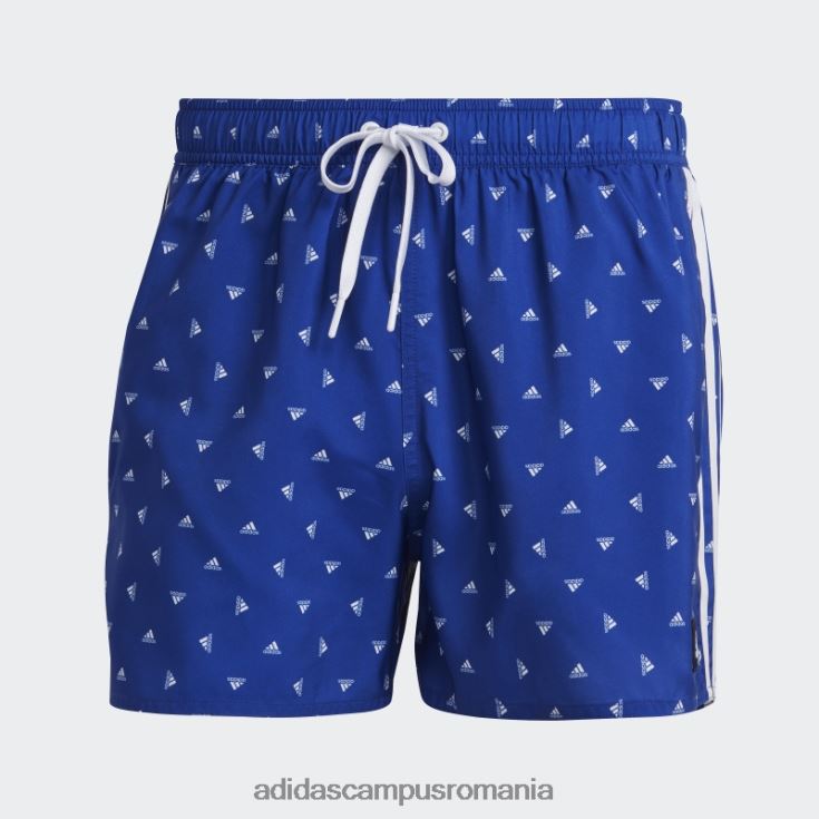 adidas campus romania pantaloni scurți de baie mini logo clx albastru bărbați albastru alb J266N214312