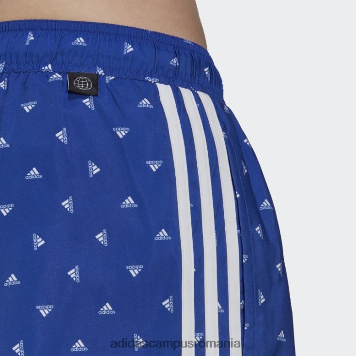 adidas campus romania pantaloni scurți de baie mini logo clx albastru bărbați albastru alb J266N214312