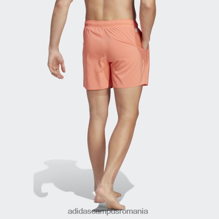 adidas campus romania pantaloni scurți de baie solidi de lungime scurtă coral bărbați coral J266N214438