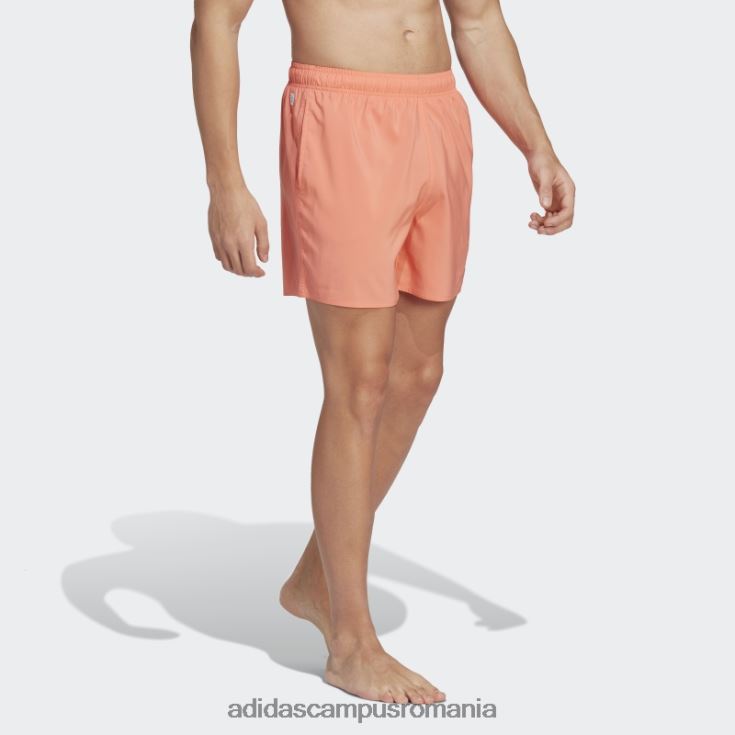 adidas campus romania pantaloni scurți de baie solidi de lungime scurtă coral bărbați coral J266N214438