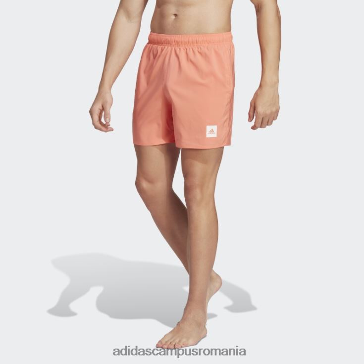 adidas campus romania pantaloni scurți de baie solidi de lungime scurtă coral bărbați coral J266N26157