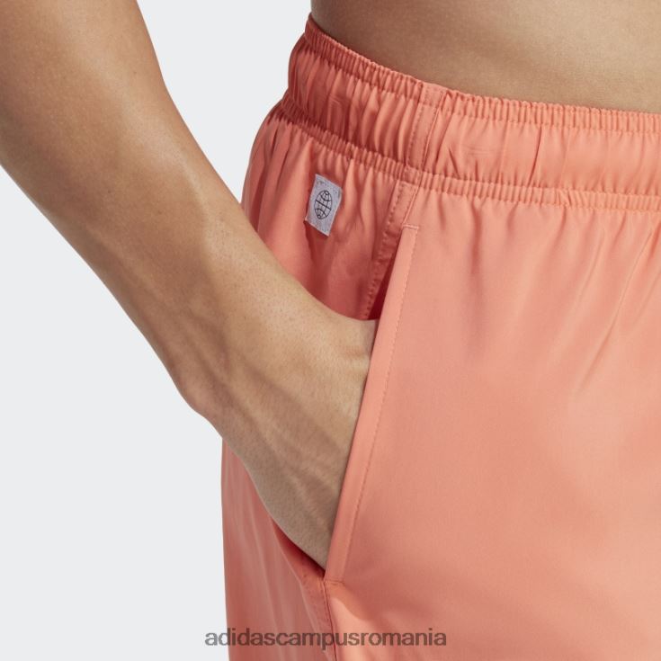 adidas campus romania pantaloni scurți de baie solidi de lungime scurtă coral bărbați coral J266N26157