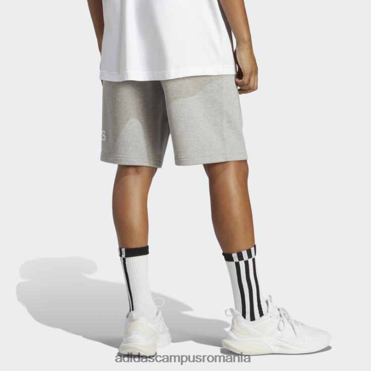 adidas campus romania pantaloni scurți de culoare gri mediu essentials logo mare bărbați gri mediu J266N25351