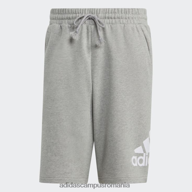 adidas campus romania pantaloni scurți de culoare gri mediu essentials logo mare bărbați gri mediu J266N25351