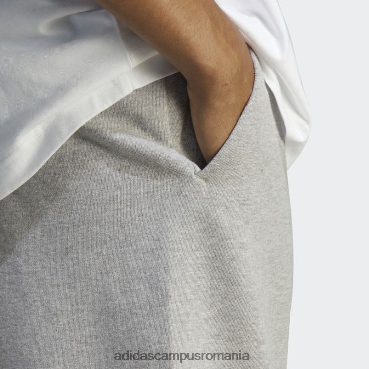 adidas campus romania pantaloni scurți de culoare gri mediu essentials logo mare bărbați gri mediu J266N25351