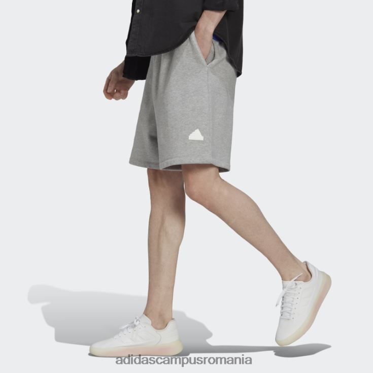 adidas campus romania pantaloni scurți din fleece gri mediu adidas bărbați gri mediu J266N2831