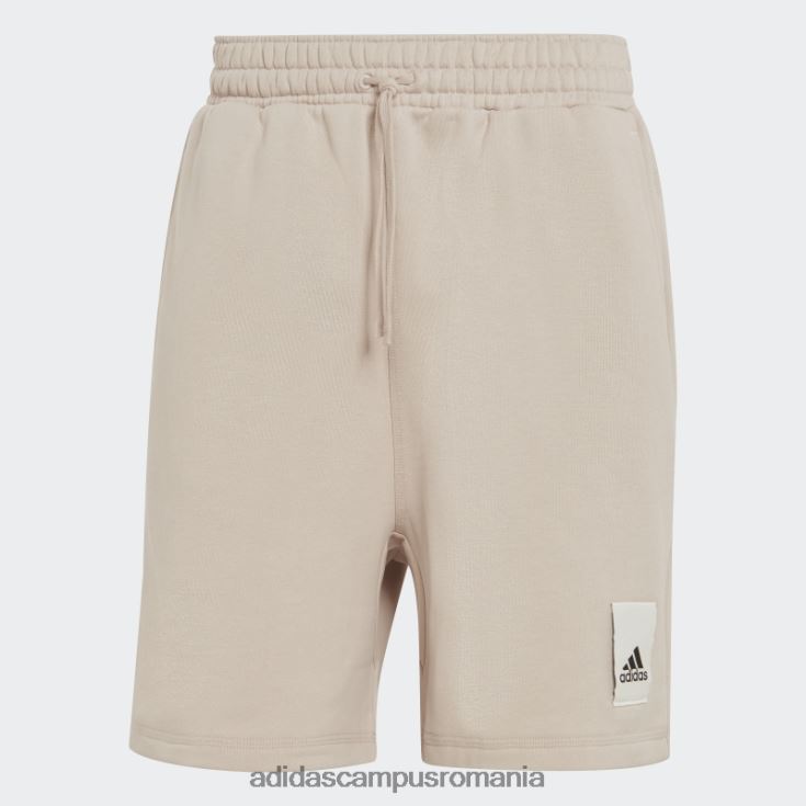 adidas campus romania pantaloni scurți din fleece lounge taupe bărbați taupe J266N25246