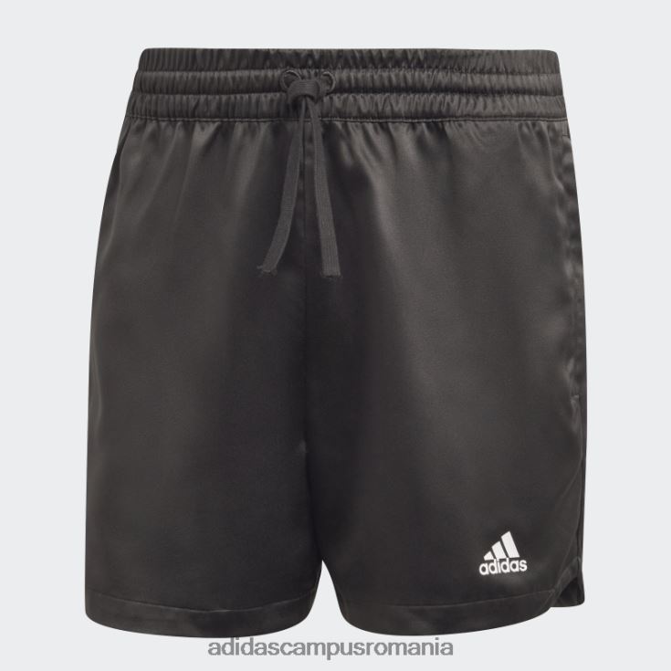 adidas campus romania pantaloni scurți din satin negru bărbați negru J266N24973