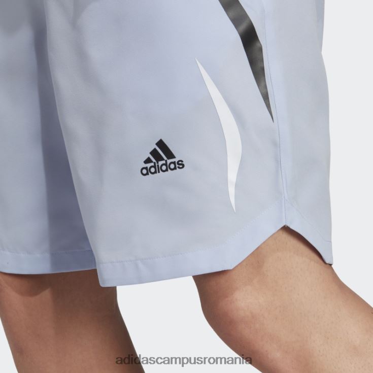 adidas campus romania pantaloni scurți țesuți cu bloc de culoare albastru albastru bărbați albastru zori/negru J266N25831