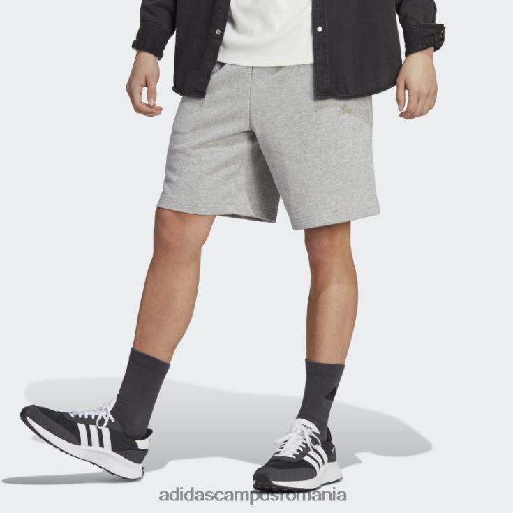 adidas campus romania pantaloni scurți gri mediu all szn french terry bărbați gri mediu J266N25819