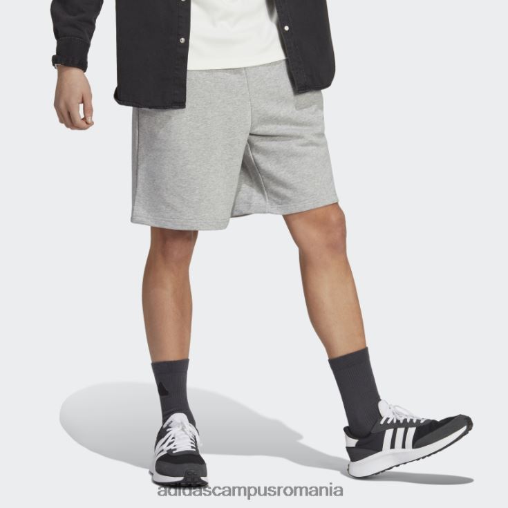 adidas campus romania pantaloni scurți gri mediu all szn french terry bărbați gri mediu J266N25819