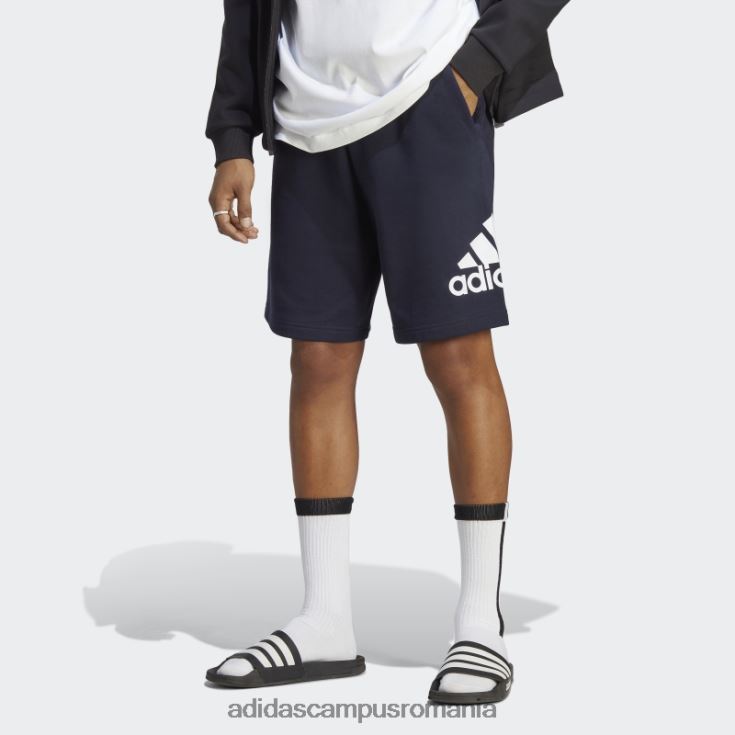 adidas campus romania pantaloni scurți ink essentials logo mare french terry bărbați cerneală J266N25867