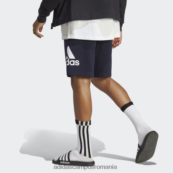 adidas campus romania pantaloni scurți ink essentials logo mare french terry bărbați cerneală J266N25867