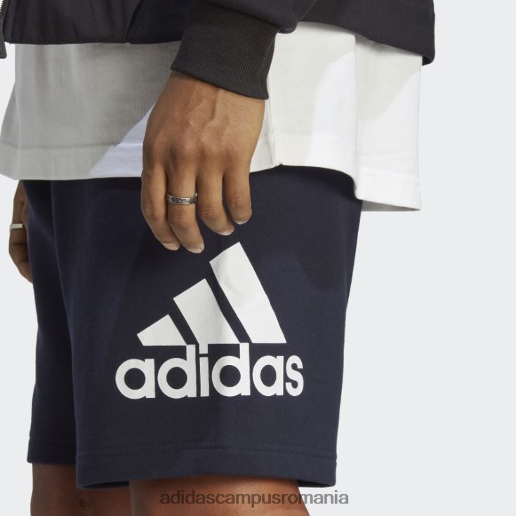 adidas campus romania pantaloni scurți ink essentials logo mare french terry bărbați cerneală J266N25867