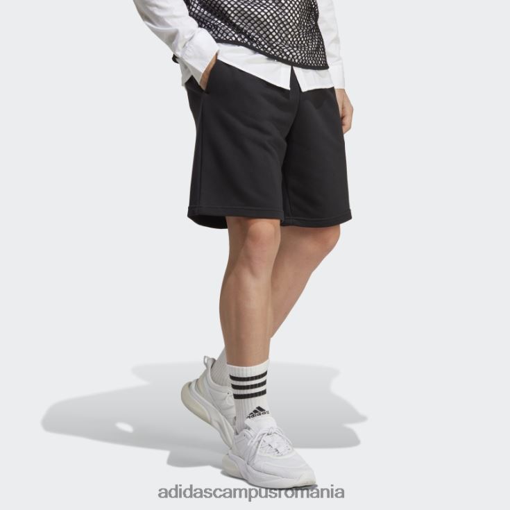 adidas campus romania pantaloni scurți negri all szn french terry bărbați negru J266N24972